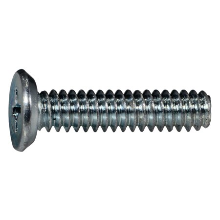 #10-24 x 7/8 in Phillips Flat Machine Screw, Zinc Plated Steel, 20 PK